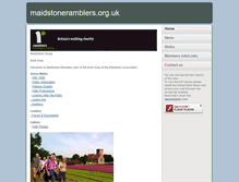 Tablet Screenshot of maidstoneramblers.org.uk